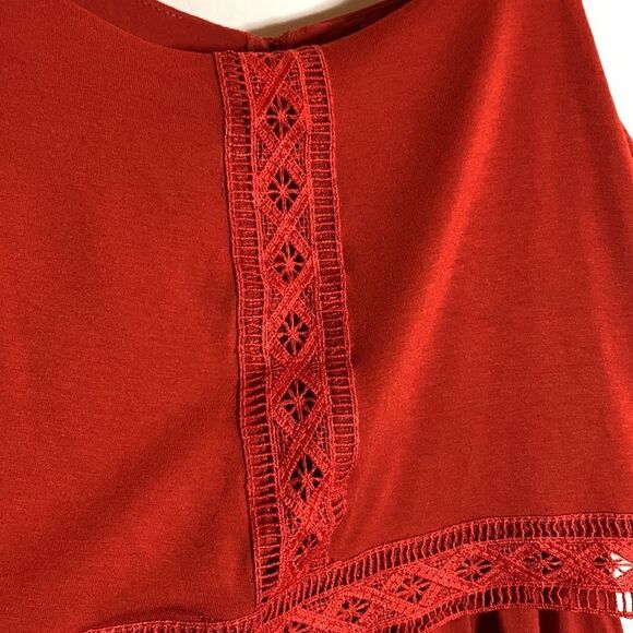 Topshop Burnt Orange Boho Romper NWT - Picture 4 of 10